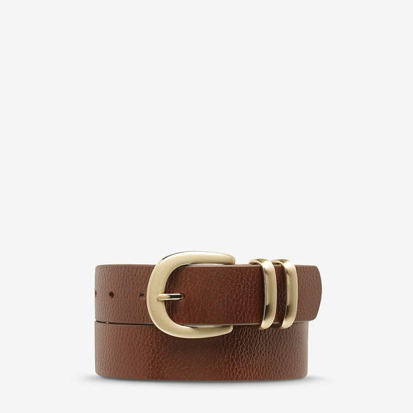 Status Anxiety | Let It Be Belt | Tan/Gold | The Colab | Shop Womens | New Zealand