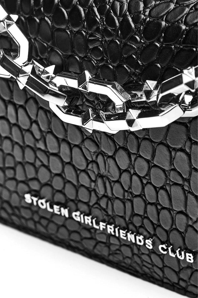 Stolen Girlfriends | Little Trouble Bag | Matte Black/Silver | The Colab | Shop Womens | New Zealand