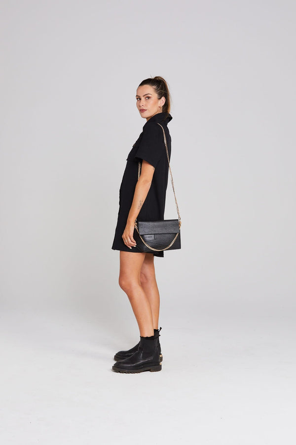 Anastasia Bag | Black Bubble