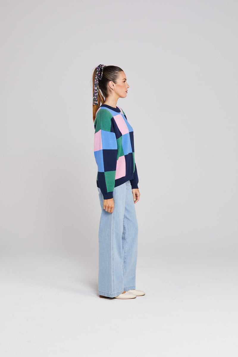 Checker Jumper | Harmony Hues