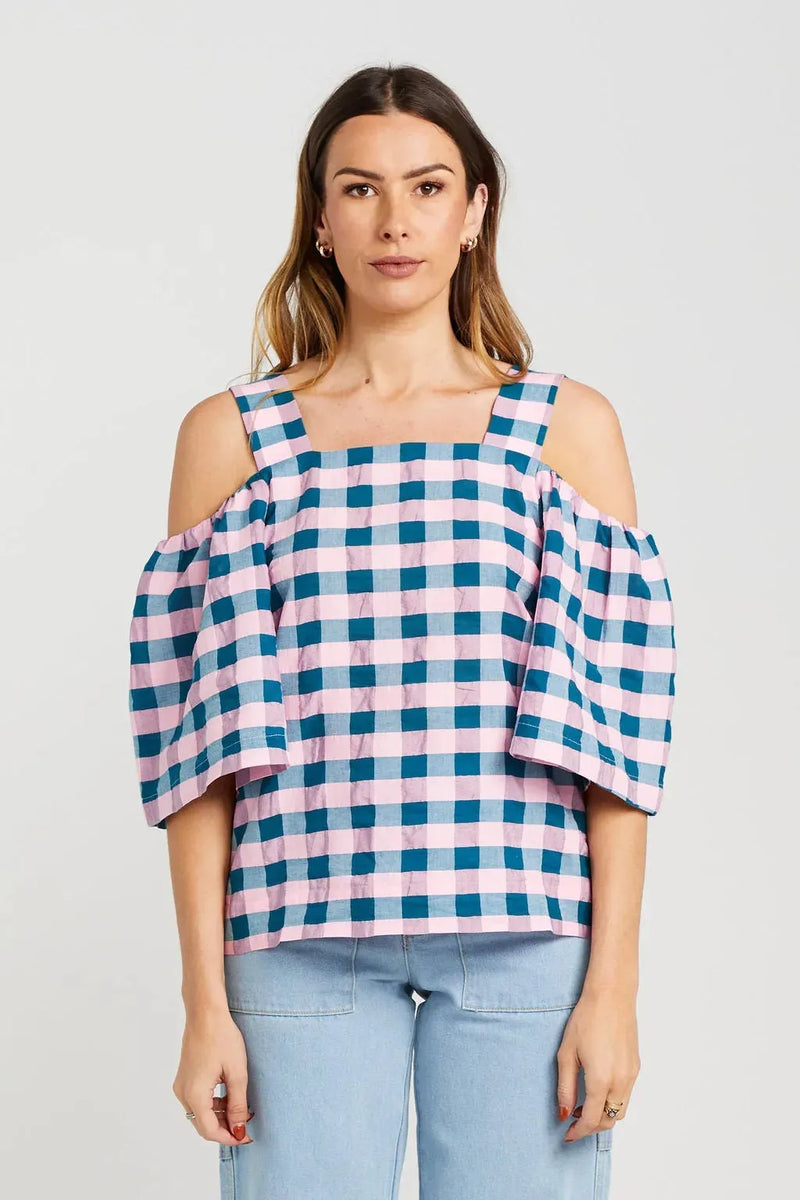 Thing Thing | Cut Away Top | Teal Candy | The Colab | Shop Womens | New Zealand