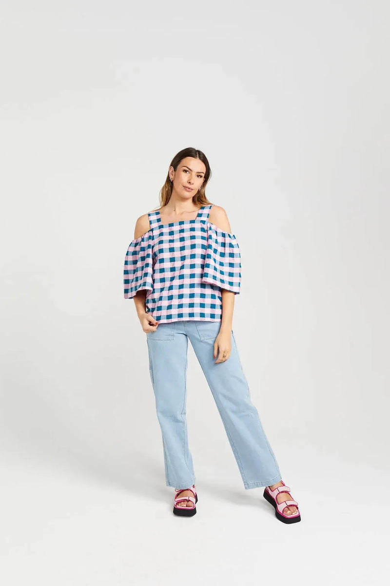 Thing Thing | Cut Away Top | Teal Candy | The Colab | Shop Womens | New Zealand