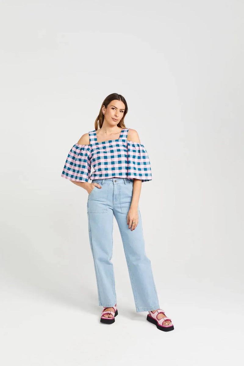 Thing Thing | Cut Away Top | Teal Candy | The Colab | Shop Womens | New Zealand