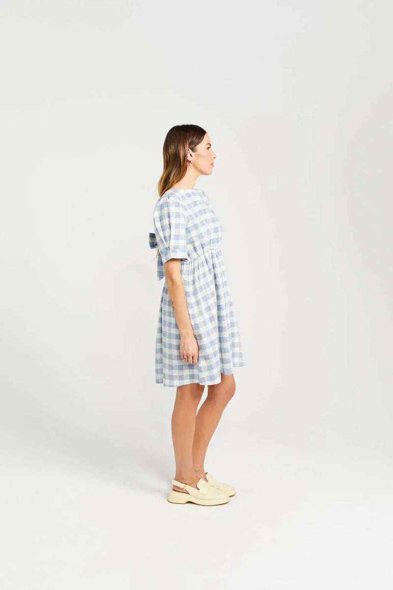 Dazzle Dress | Marine Check