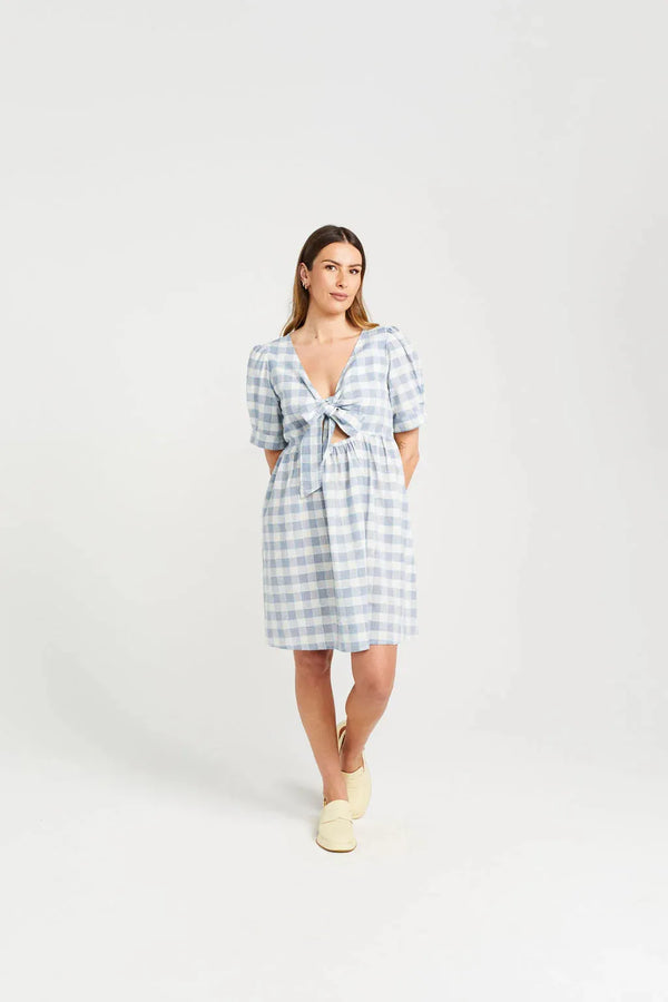 Dazzle Dress | Marine Check