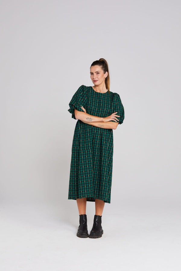Lea Dress | Petal Plaid