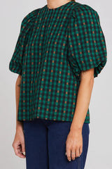 Lucie Top | Petal Plaid