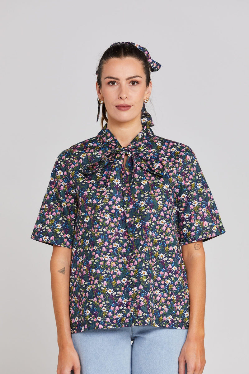 Nightcap Top | Midnight Garden