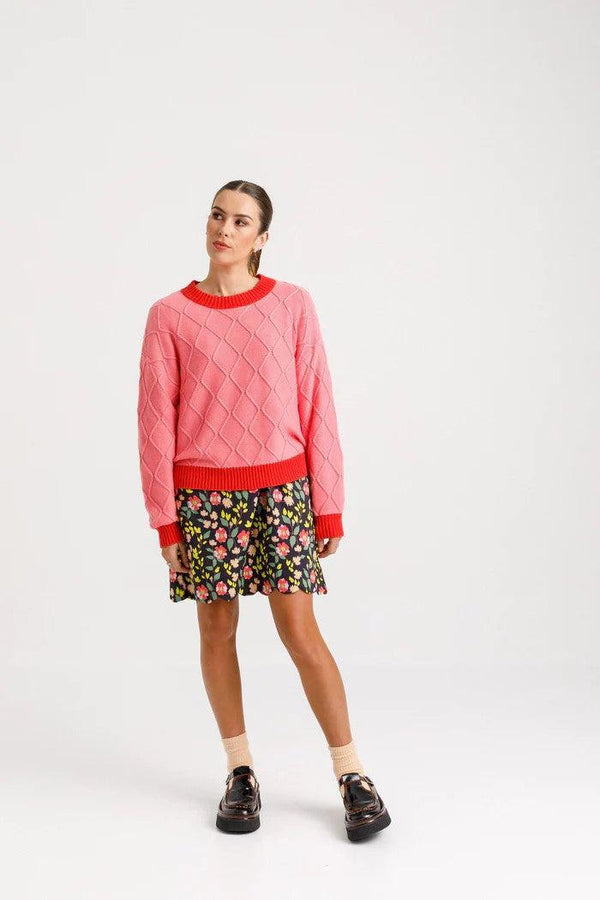 Thing Thing | Shackle Jumper | Pink Lipstick | The Colab | Shop Womens | New Zealand