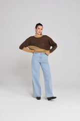 Split Jumper | Mocha