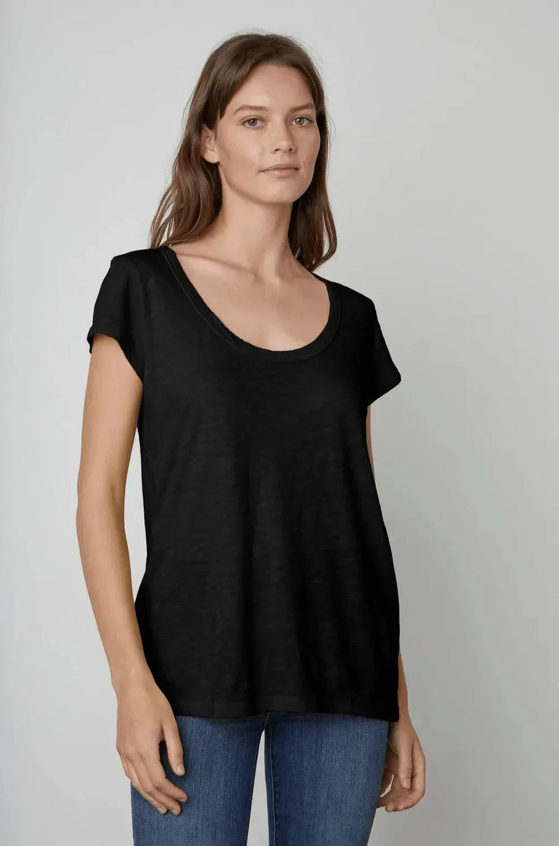 Velvet by Graham & Spencer | Kira Top | Black | The Colab | Shop Womens | New Zealand