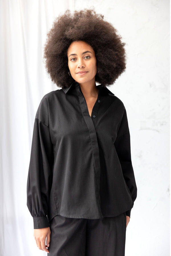 ReCreate Clothing | Found Denim Shirt | Black | The Colab | Shop Womens | New Zealand