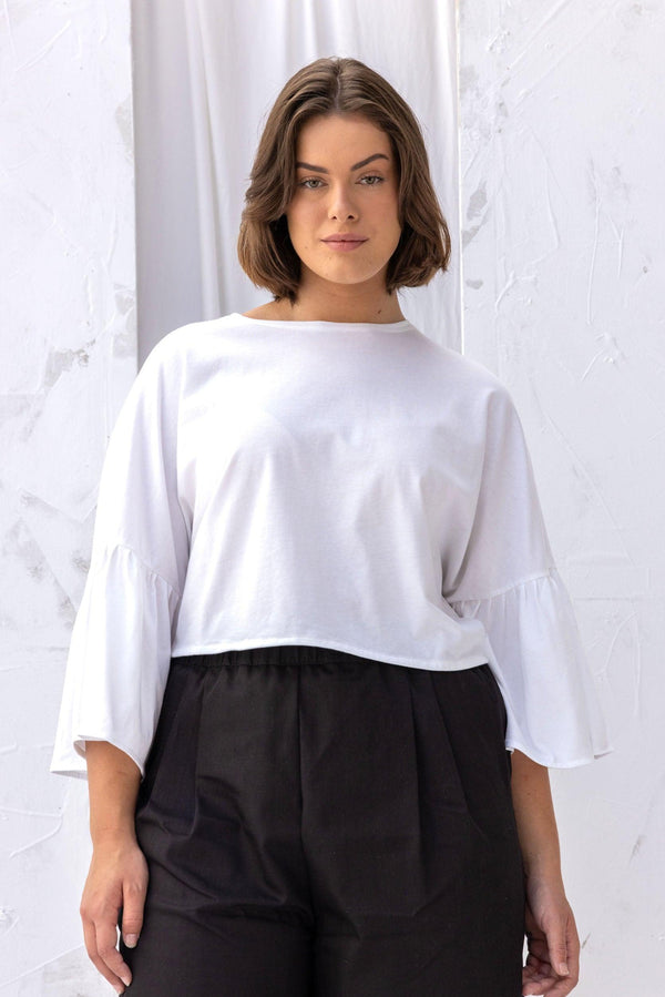 ReCreate Clothing | Friday Top | White | The Colab | Shop Womens | New Zealand