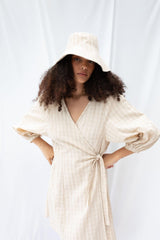 ReCreate Clothing | Neve Dress | Natural Gingham | The Colab | Shop Womens | New Zealand