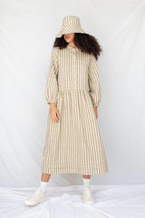 ReCreate Clothing | Otis Dress | Olive Gingham | The Colab | Shop Womens | New Zealand