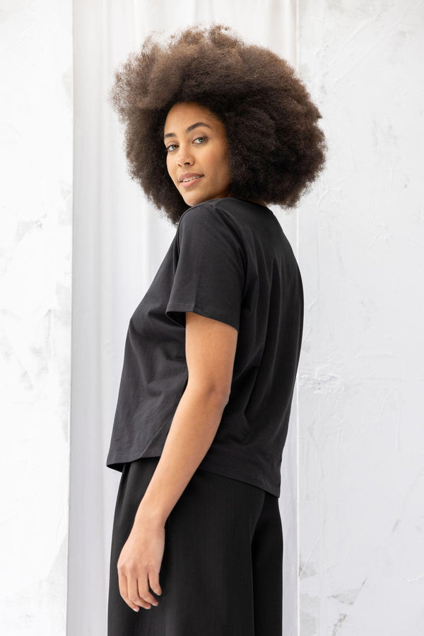 ReCreate Clothing | Key Tee | Black | The Colab | Shop Womens | New Zealand