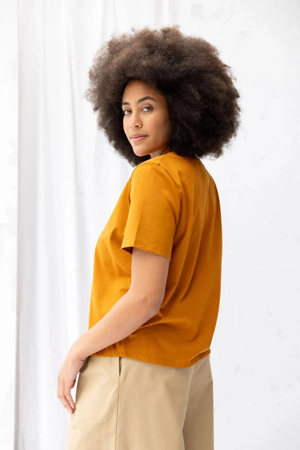 ReCreate Clothing | Key Tee | Rust | The Colab | Shop Womens | New Zealand