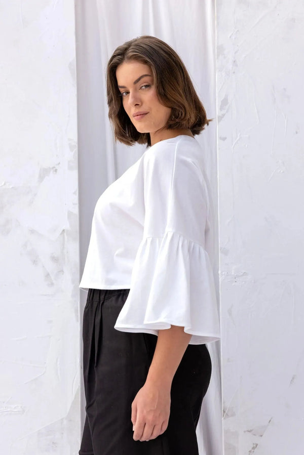 ReCreate Clothing | Friday Top | White | The Colab | Shop Womens | New Zealand