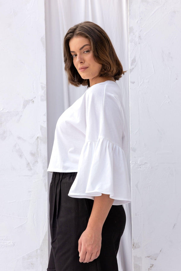 ReCreate Clothing | Friday Top | White | The Colab | Shop Womens | New Zealand