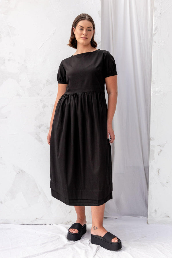 ReCreate Clothing | River Denim Dress | Black | The Colab | Shop Womens | New Zealand