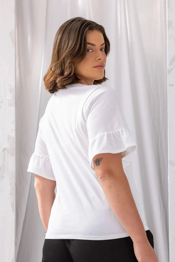 ReCreate Clothing | Voyage Top | White | The Colab | Shop Womens | New Zealand