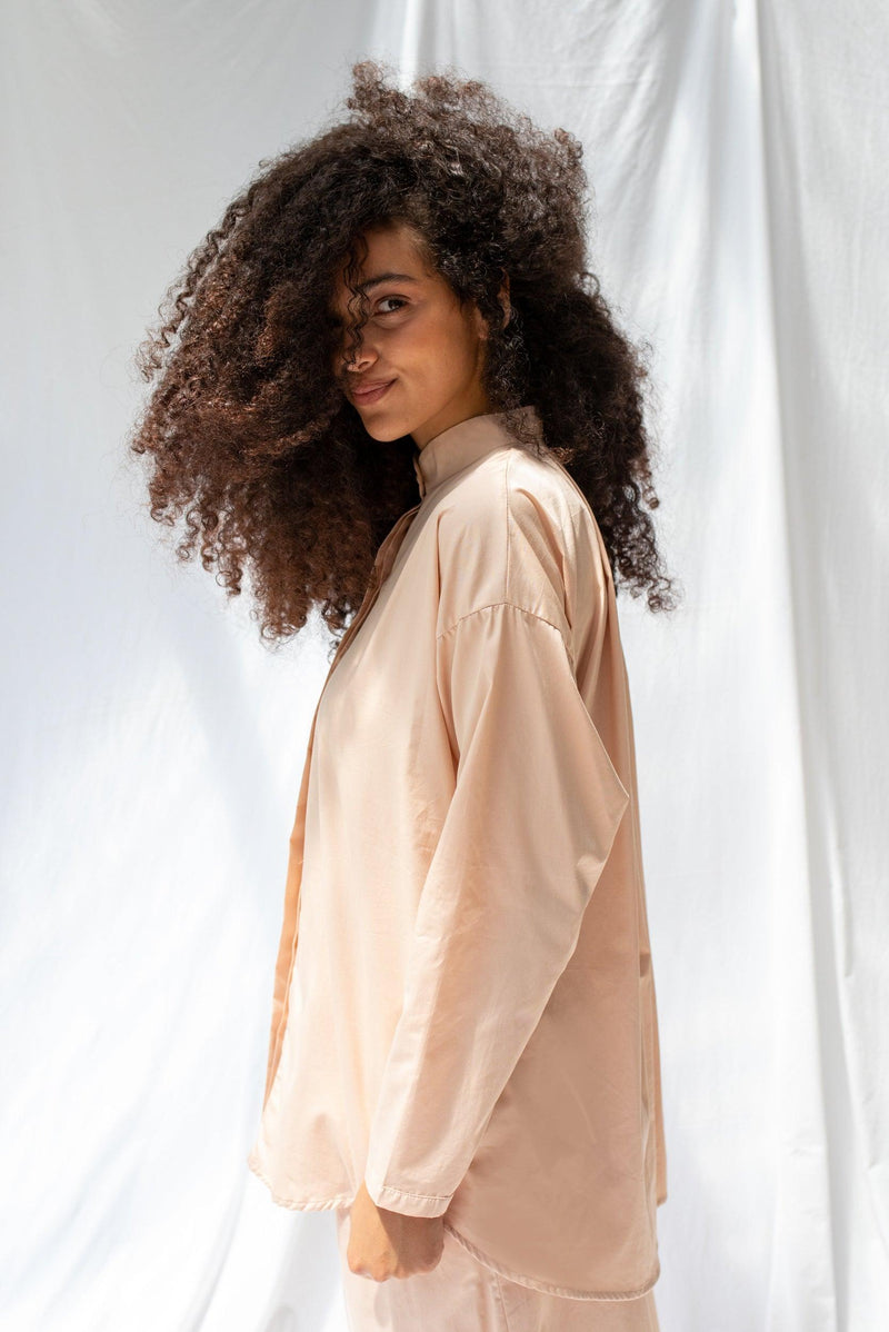 ReCreate Clothing | Nikau Shirt | Blush | The Colab | Shop Womens | New Zealand