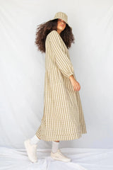 ReCreate Clothing | Otis Dress | Olive Gingham | The Colab | Shop Womens | New Zealand