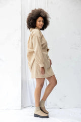 ReCreate Clothing | Ensemble Skirt | Brown Gingham | The Colab | Shop Womens | New Zealand