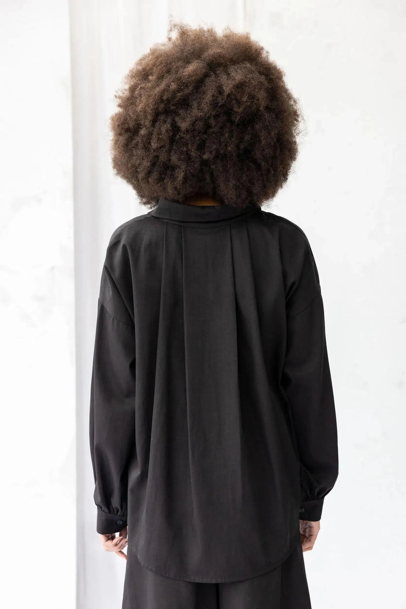 ReCreate Clothing | Found Denim Shirt | Black | The Colab | Shop Womens | New Zealand