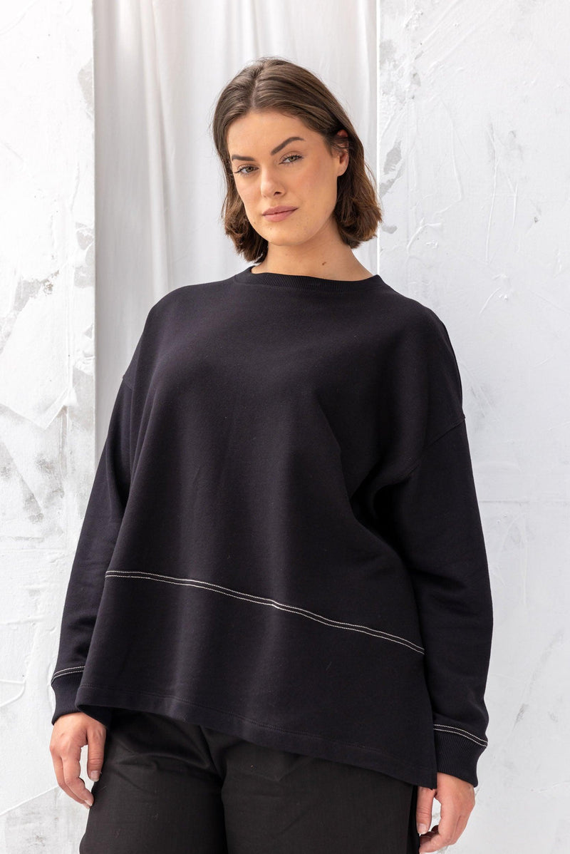 ReCreate Clothing | Roam Sweatshirt | Black | The Colab | Shop Womens | New Zealand