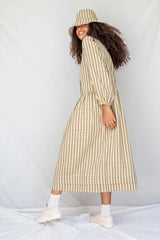 ReCreate Clothing | Otis Dress | Olive Gingham | The Colab | Shop Womens | New Zealand