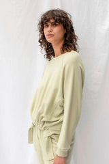 ReCreate Clothing | Forest Sweatshirt | Green Tea | The Colab | Shop Womens | New Zealand