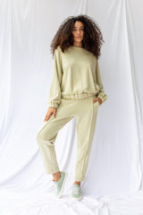 ReCreate Clothing | Homebound Trackpant | Green Tea | The Colab | Shop Womens | New Zealand