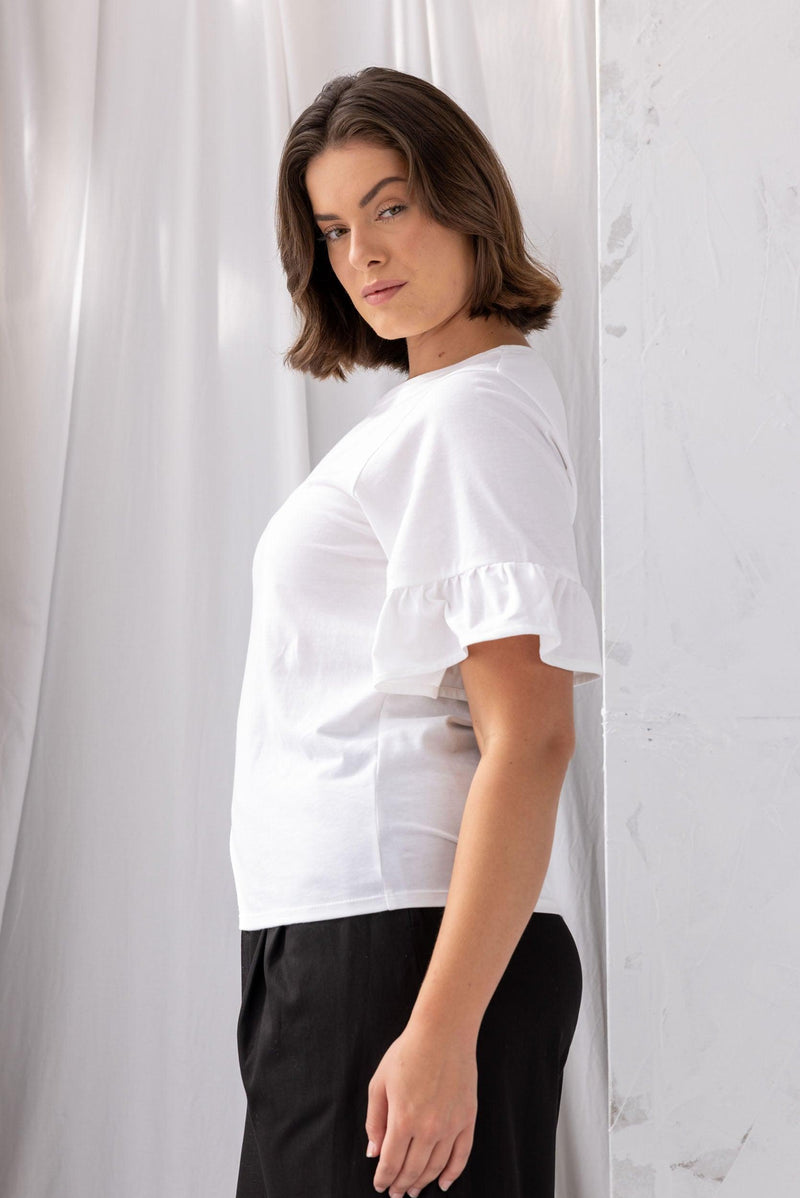 ReCreate Clothing | Voyage Top | White | The Colab | Shop Womens | New Zealand