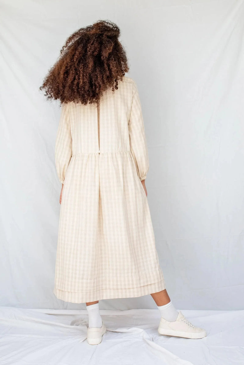 ReCreate Clothing | Otis Dress | Natural Gingham | The Colab | Shop Womens | New Zealand