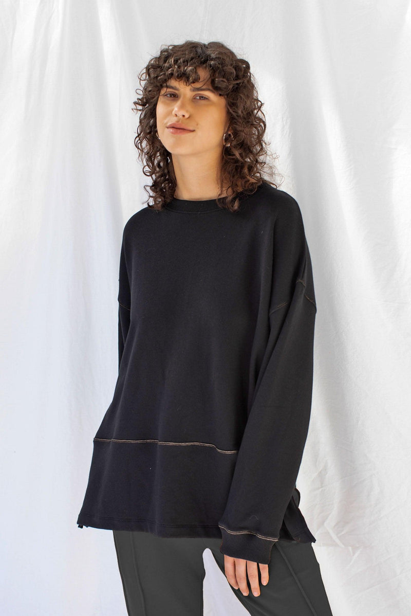 ReCreate Clothing | Roam Sweatshirt | Black | The Colab | Shop Womens | New Zealand