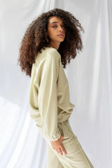 ReCreate Clothing | Signal Sweatshirt | Green Tea | The Colab | Shop Womens | New Zealand