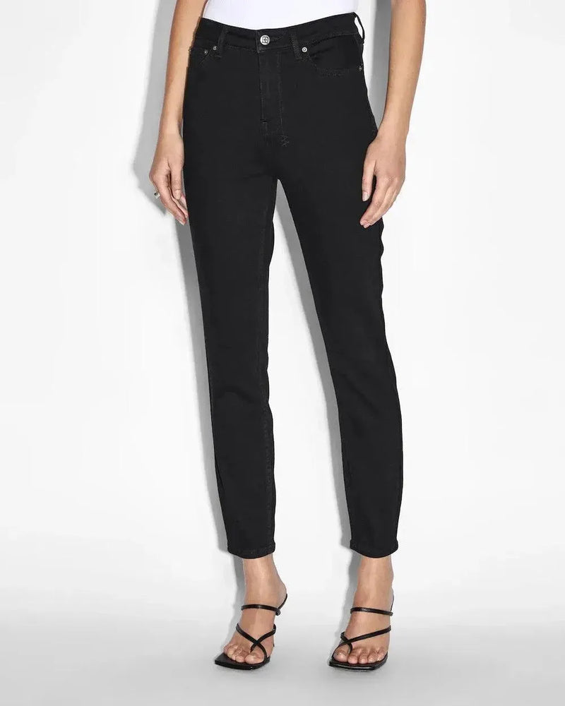 Ksubi | Hi n Wasted Denim | Jet Black | The Colab | Shop Womens | New Zealand