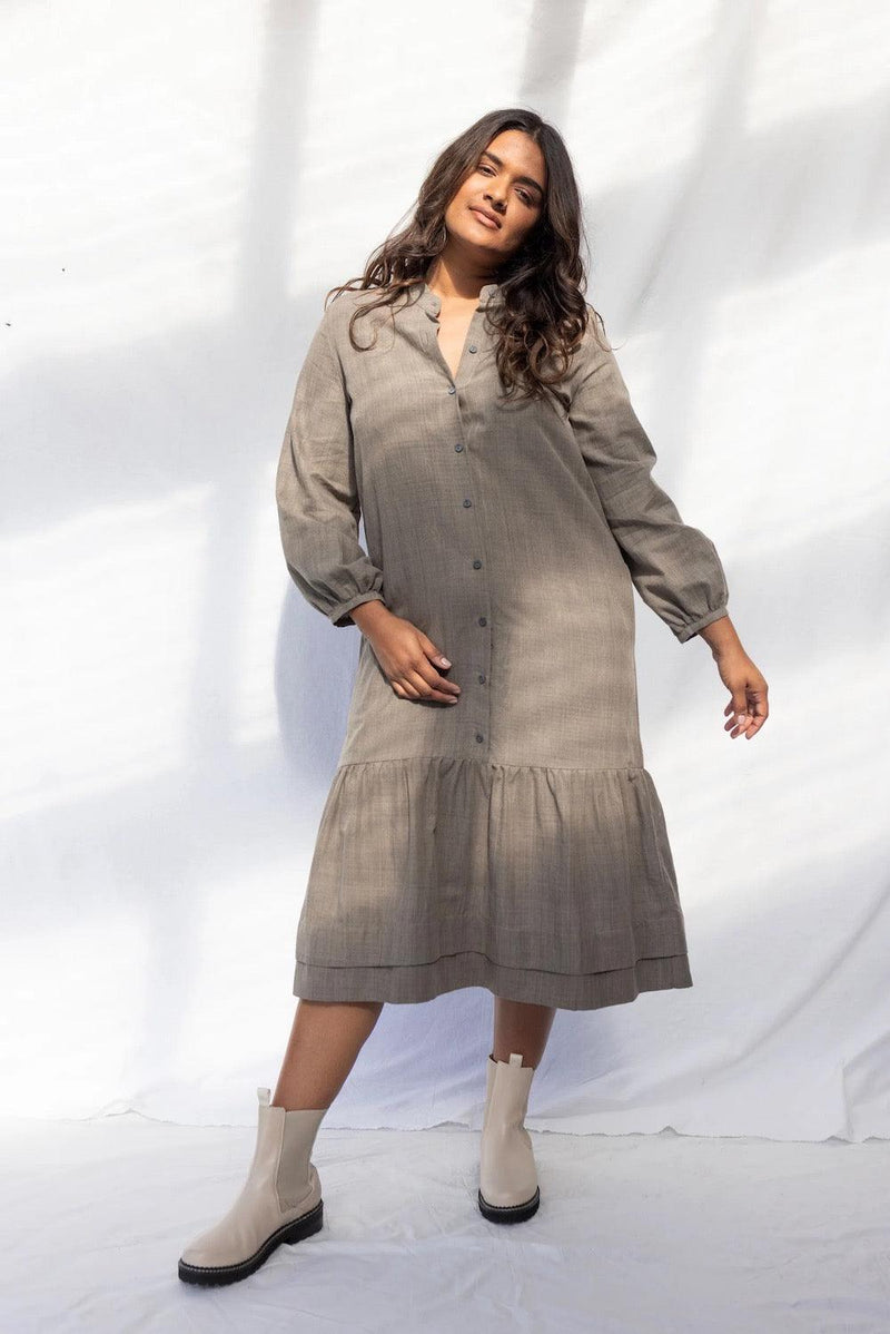 ReCreate Clothing | Camille Dress | Charcoal | The Colab | Shop Womens | New Zealand
