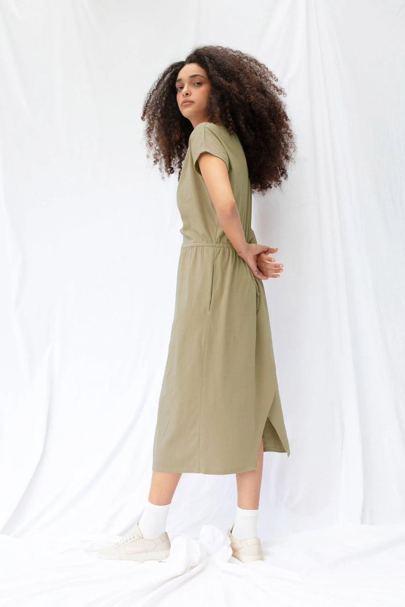 Free Shipping Shop the Converse Dress Olive by ReCreate