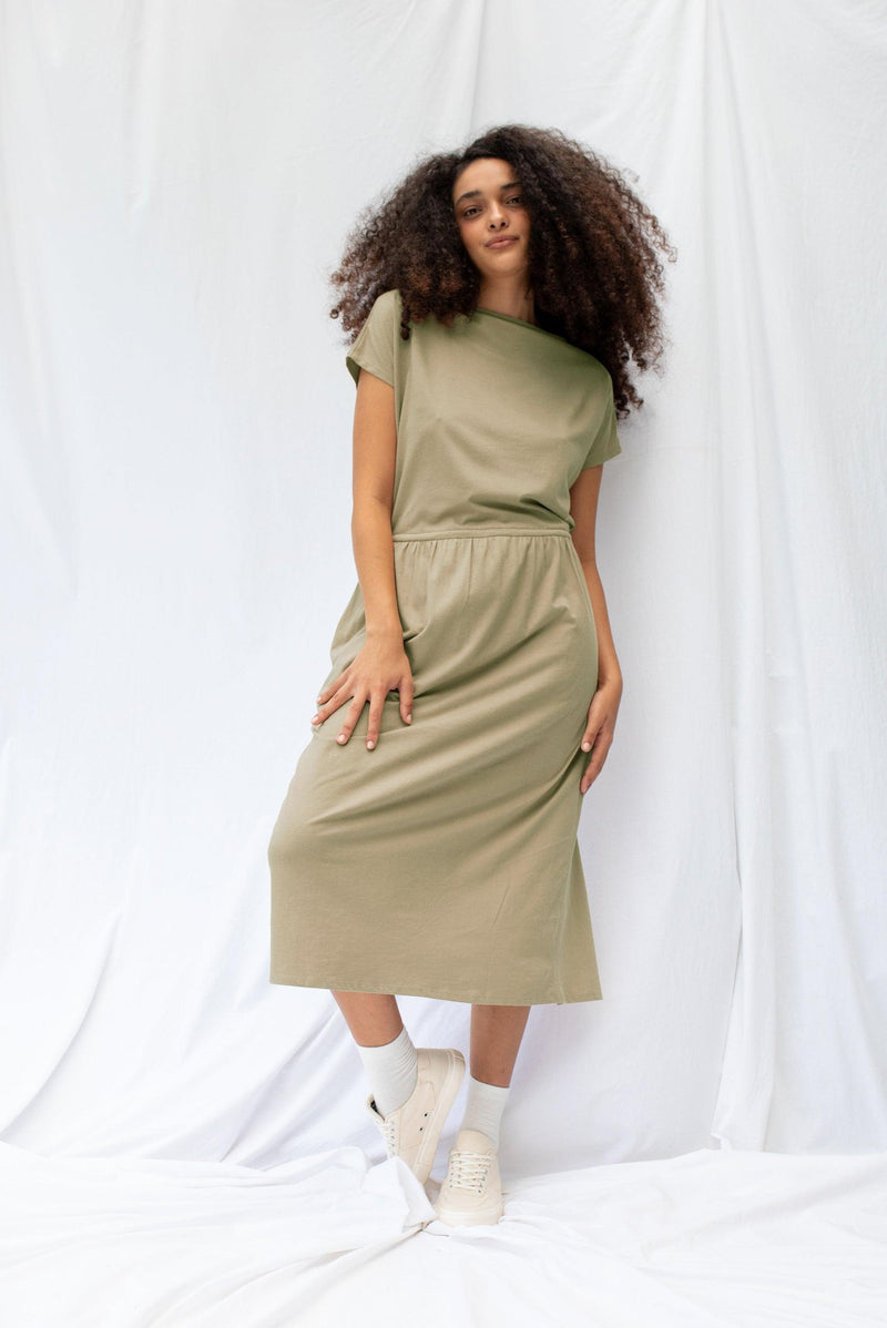 ReCreate Clothing | Converse Dress | Olive | The Colab | Shop Womens | New Zealand