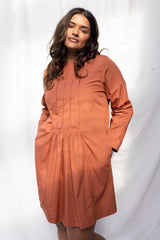 ReCreate Clothing | Lois Dress | Burnt Sienna | The Colab | Shop Womens | New Zealand