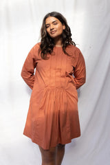 ReCreate Clothing | Lois Dress | Burnt Sienna | The Colab | Shop Womens | New Zealand