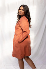 ReCreate Clothing | Lois Dress | Burnt Sienna | The Colab | Shop Womens | New Zealand