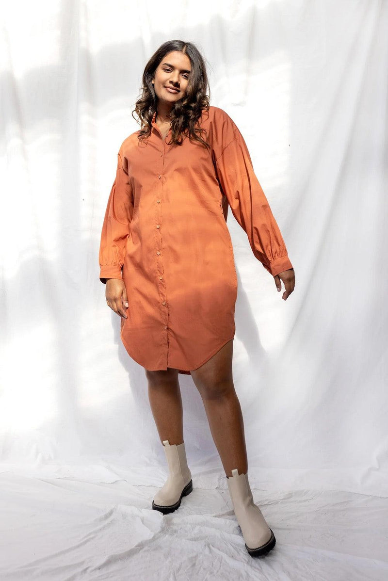 ReCreate Clothing | Paradox Dress | Burnt Sienna | The Colab | Shop Womens | New Zealand