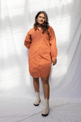 ReCreate Clothing | Paradox Dress | Burnt Sienna | The Colab | Shop Womens | New Zealand