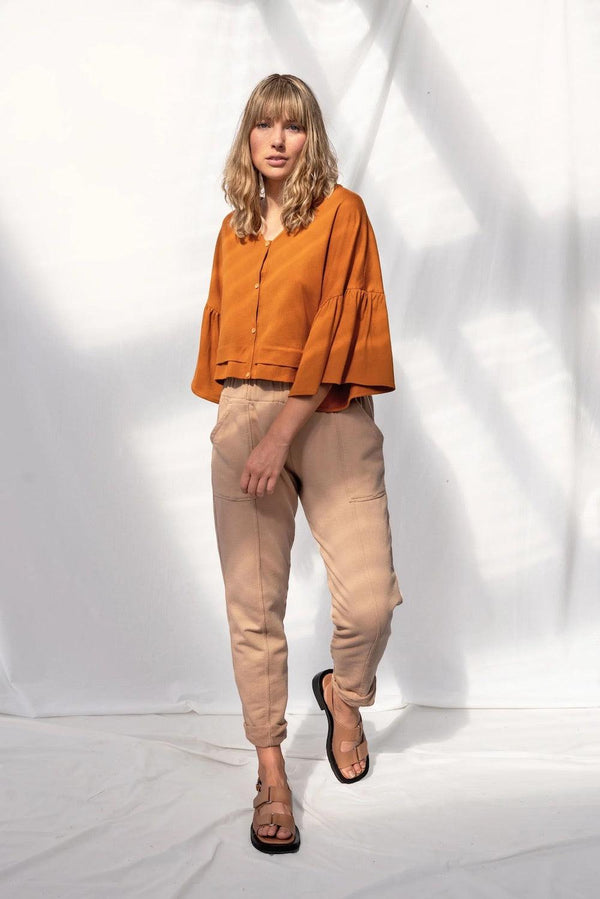ReCreate Clothing | Saturday Top | Rust | The Colab | Shop Womens | New Zealand