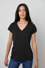 Velvet by Graham & Spencer | Jilian Top | Black | The Colab | Shop Womens | New Zealand